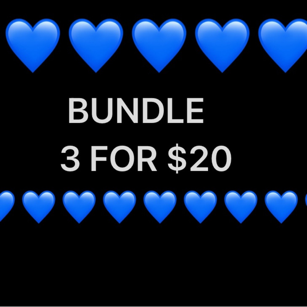 Blue Heart Bundle Offer - 3 for $20